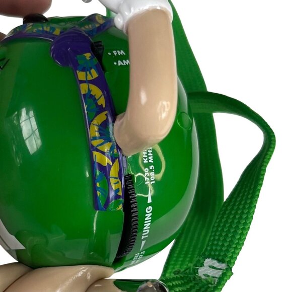 VTG M&M Groovy Green Radio Swing Lanyard Headphones New Old Stock - Picture 6 of 15